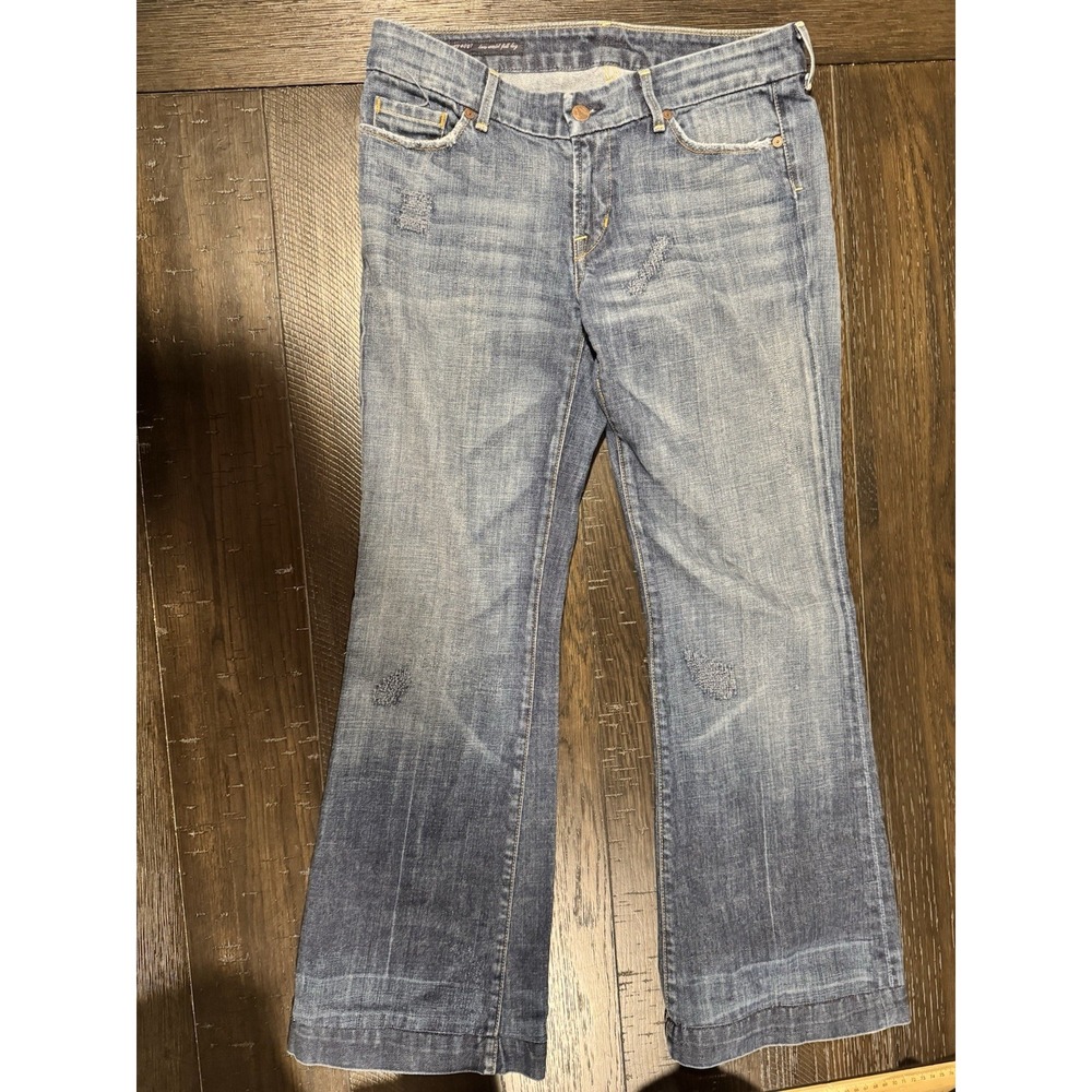 Citizens of Humanity Dunaway 087 Flare Jeans Womens 31 Low Waist Full Leg Y2K